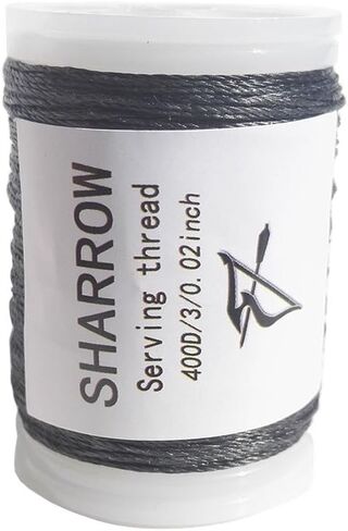SHARROW 131 yard/120 m Archery Bow String Serving Thread Durable Nylon Bowstring Serving Thread for Compound Recurve Bow Tying Peep Sight Nock Point in Kuwait