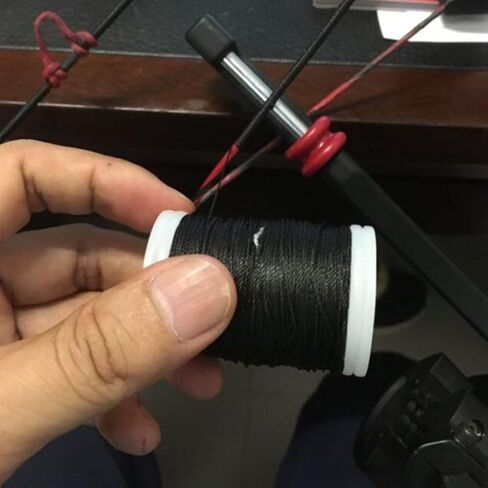 SHARROW 131 yard/120 m Archery Bow String Serving Thread Durable Nylon Bowstring Serving Thread for Compound Recurve Bow Tying Peep Sight Nock Point in Kuwait