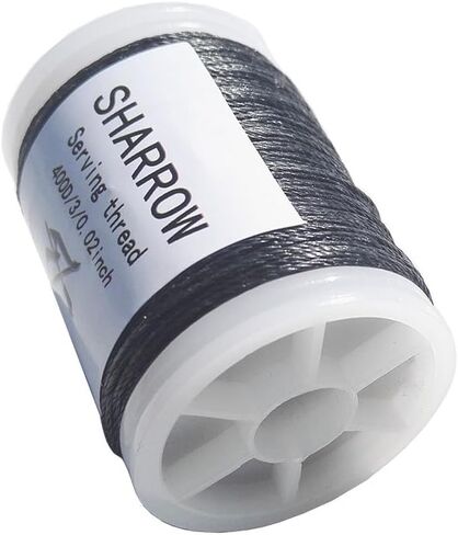 SHARROW 131 yard/120 m Archery Bow String Serving Thread Durable Nylon Bowstring Serving Thread for Compound Recurve Bow Tying Peep Sight Nock Point in Kuwait