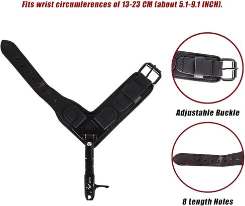 Archery Bow Release for Compound Bow Adjustable Wrist Strap Archery Release Aid Quick Release for Hunting Shooting in Saudi Arabia