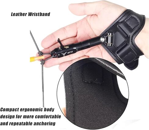 Archery Bow Release for Compound Bow Adjustable Wrist Strap Archery Release Aid Quick Release for Hunting Shooting in Saudi Arabia