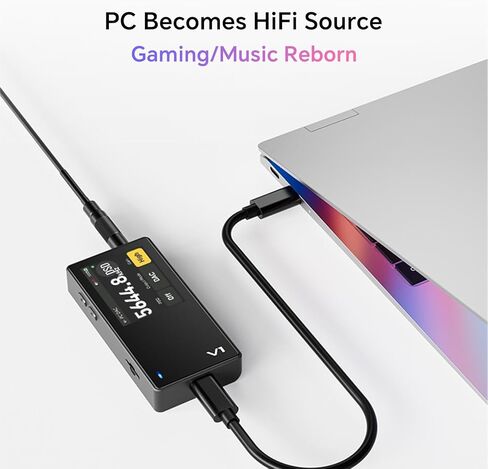 مشغل موسيقى HiFi المحمول TempoTec V1، مشغل صوت رقمي مع بلوتوث ثنائي الاتجاه 5.1. منافذ سماعة رأس مقاس 4.4 مم و3.5 مم + بطاقات microSD (TF) سعة 64 جيجابايت + مشبك خلفي أسود in Kuwait