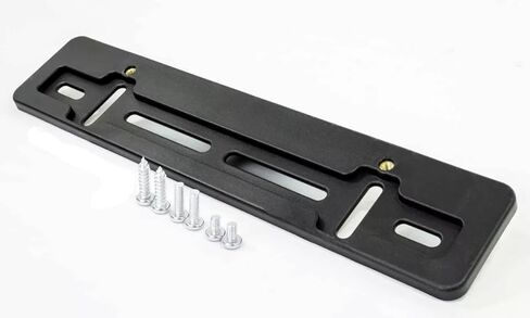 Front License Plate Tag Holder Mounting Mount Adapter Bumper Kit Bracket for Audi (All Models) Quantity Discount (9.45$ to 5.60$)(Each with 6 Screws+2 Built in Nuts) – Premium Car Set Accessories (1) in Kuwait