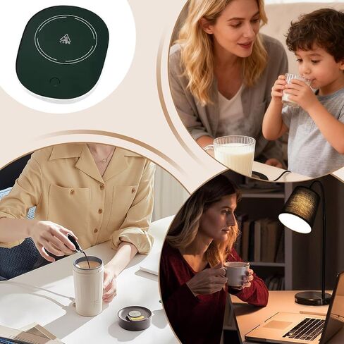 Coffee Mug Warmer - USB Powered 3 Temp Settings | Smart Coffee Cup Warmer for Desk | Heater for Tea Drink Beverage Home Office Travel Dorm Apartment Winter Birthday Christmas in Saudi Arabia