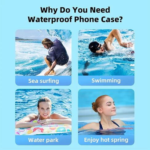 1 قطعة الهاتف المحمول العالمي الشفاف حقيبة مضادة للماء شاشة تعمل باللمس في الهواء الطلق ركوب غير نافذ للمطر حماية الهاتف المحمول in Saudi Arabia