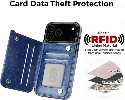 uCOLOR for iPhone 17 Pro Wallet Case with Card Holder PU Leather RFID Blocking Design iPhone 17 Pro flip case for Women Men Magnetic Clasp Kickstand Design 6.3 inch (Desert Flowers) in Saudi Arabia