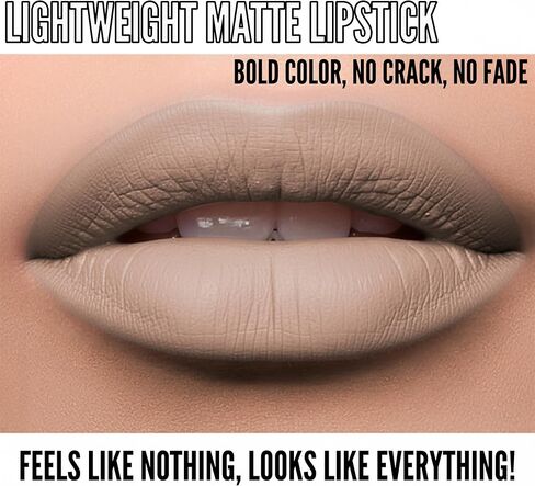 Mynena Dark Brown Matte Liquid Lipstick & Liner Kit | Long-Lasting, Waterproof | Full Coverage, No Smudge | Cocoa in Saudi Arabia