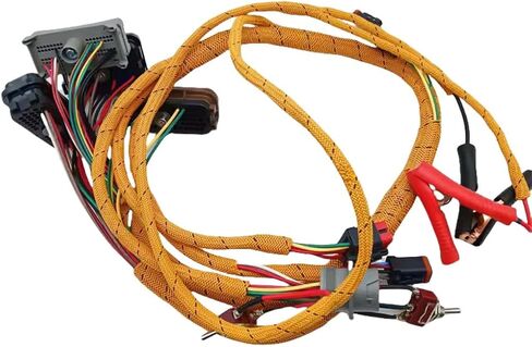 Diagnostic Cable, Compatible with Caterpillar E320C E320D Engine C6.4, Injector Harness, Excavator Test Wiring Harness Replacement Part (E320D) in Saudi Arabia