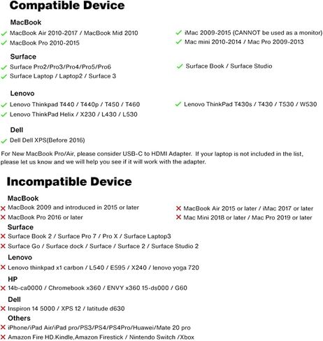 محول Mini DisplayPort إلى VGA، منفذ عرض DP صغير إلى VGA (متوافق مع Thunderbolt) محول ذكر إلى أنثى لجهاز ThinkPad SurfacePro PC in Saudi Arabia