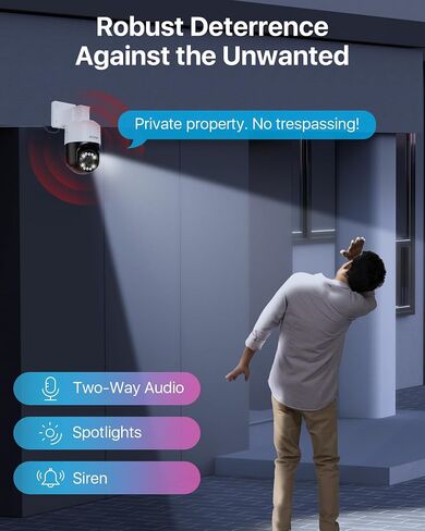 نظام كاميرا أمان منزلي ZOSI 4K PoE مع تقنية AI Face Person Detection، 4 × 5 ميجابكسل 3K Pan/Tilt PoE IP Camera في الهواء الطلق، مسار تلقائي، تكبير رقمي 5X، صوت ثنائي الاتجاه، 8CH 8MP NVR (16CH قابلة للتوسيع)، محرك أقراص ثابتة 2 تيرابايت in Saudi Arabia