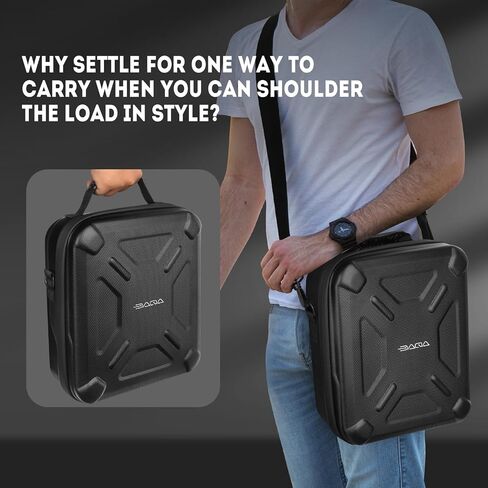 Ultra-Light Case for Starlink Mini – Waterproof, Shockproof EVA Starlink Case Shoulder Star Link Bag with Dual Carry Options | Ideal Starlink Mini Accessories in Saudi Arabia