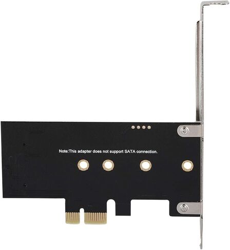 PCI-E 1X to M.2 NGFF Adapter Card with Short Baffle Support PCI-E 3.0 1X Signals & 2230 2242 2260 2280 M.2 NVME SSDs in Saudi Arabia
