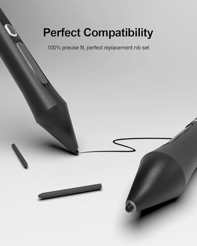 10 قطع من رؤوس/أطراف اللباد البديلة لأقلام Wacom، سناب القلم القياسية تناسب أقلام Wacom Bamboo Intuos CTL460، CTH460، CTH461، CTH661، CTH-480، CTH-480S، CTL471، CTL472، CTL671، والمزيد in Saudi Arabia