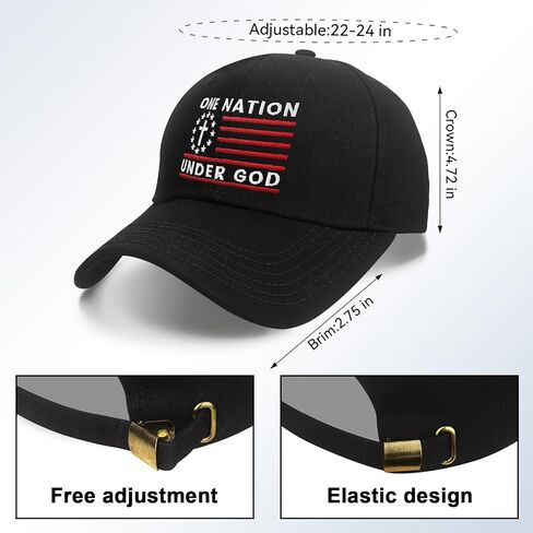 هدايا مسيحية للرجال والنساء، قبعة يسوع مطرزة بحروف قابلة للتعديل، قبعة بيسبول سوداء in Kuwait