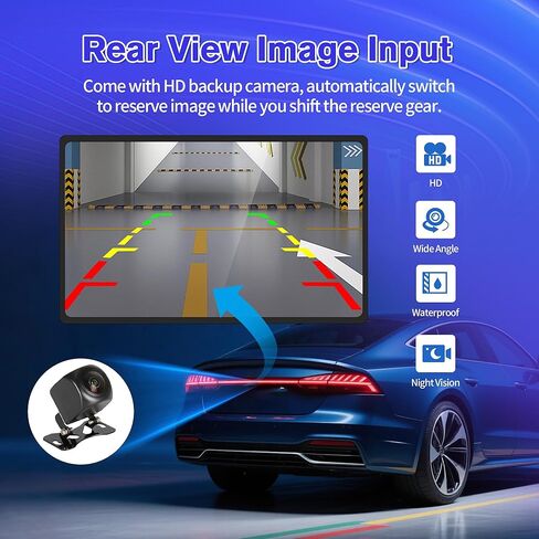 [4+64G] 9.7" Car Stereo Radio for Ford F150 2009 2010 2011 2012 2013 2014 Android 13 Touchscreen Radio Upgrade with Wireless Carplay & Android Auto AHD Camera,GPS Navigation,SWC,WiFi,FM,Bluetooth in Kuwait