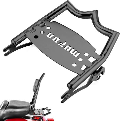 Mofun Luggage Rack Rack Grab Wandles Bracket متوافق مع Harley Touring Street Road Electra Glide Road King 2009-2024 Chrome in Saudi Arabia