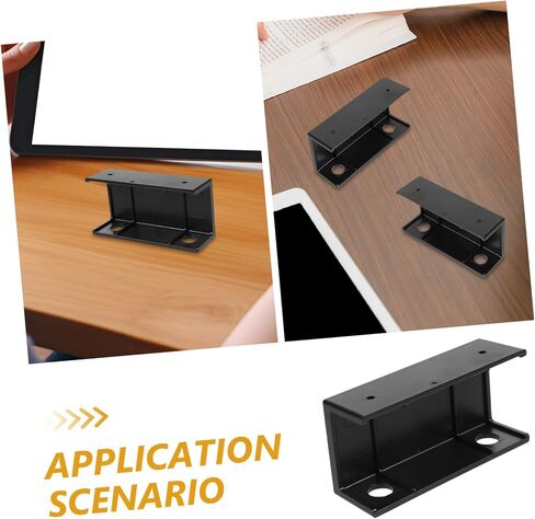 1set Desk Laptop Mount Bracket for Keyboard and Tablet Storage Sturdy Wall-Mounted Holder Space-Saving for Home Office Design in Saudi Arabia