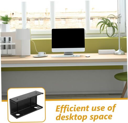 1set Desk Laptop Mount Bracket for Keyboard and Tablet Storage Sturdy Wall-Mounted Holder Space-Saving for Home Office Design in Saudi Arabia