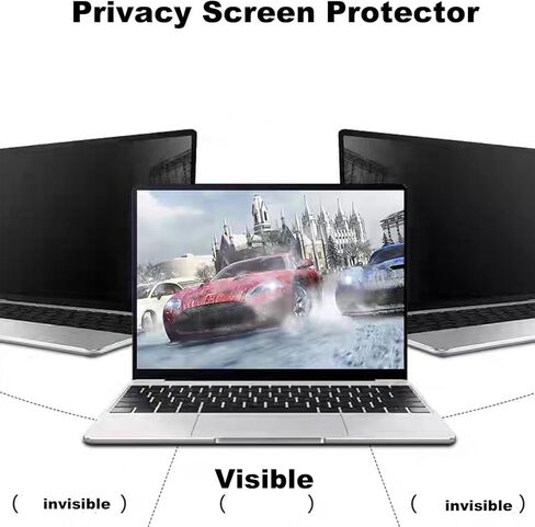 واقي شاشة للخصوصية للكمبيوتر المحمول مقاس 14 بوصة مصمم لجهاز HP Envy/Dell/Asus/Acer/Samsung/Lenovo، طبقة حماية غير لامعة للعين مضادة للوهج ومضادة للزقزقة لجميع أجهزة الكمبيوتر المحمول مقاس 14 بوصة مع نسبة عرض إلى ارتفاع 16:10 in Kuwait