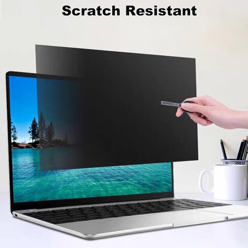 واقي شاشة للخصوصية للكمبيوتر المحمول مقاس 14 بوصة مصمم لجهاز HP Envy/Dell/Asus/Acer/Samsung/Lenovo، طبقة حماية غير لامعة للعين مضادة للوهج ومضادة للزقزقة لجميع أجهزة الكمبيوتر المحمول مقاس 14 بوصة مع نسبة عرض إلى ارتفاع 16:10 in Kuwait