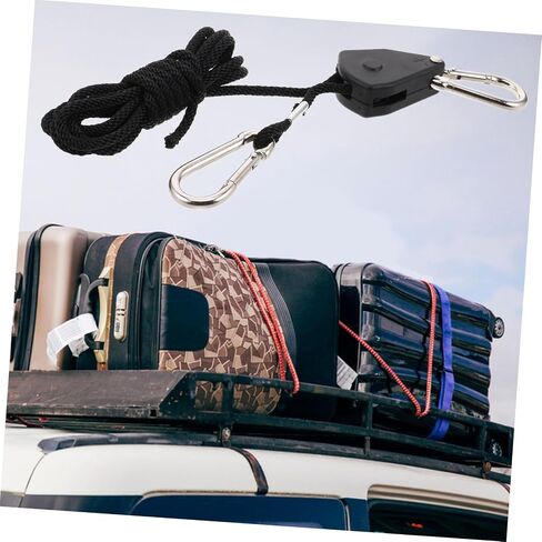 2M Adjustable Heavy Duty Rope Hanger with Carabiner Loose Design for Secure and Camping Gear Organization in Saudi Arabia