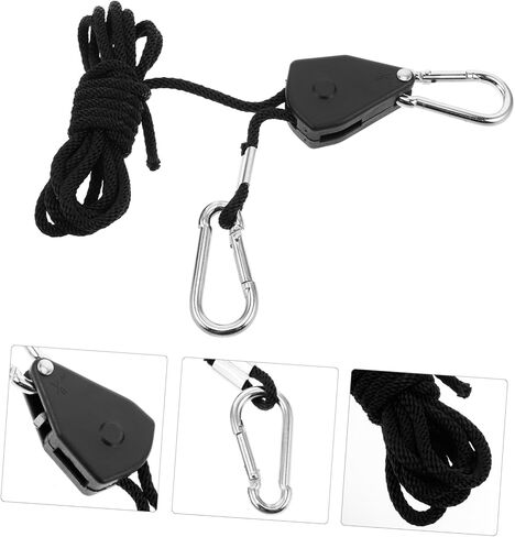 2M Adjustable Heavy Duty Rope Hanger with Carabiner Loose Design for Secure and Camping Gear Organization in Saudi Arabia