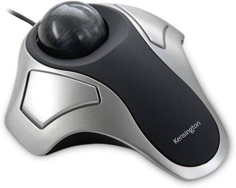 حزمة ماوس كرة التتبع كينسينغتون إكسبرت (K64325) وماوس كرة التتبع أوربت (K64327F)، أسود فضي in Saudi Arabia