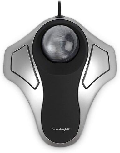 حزمة ماوس كرة التتبع كينسينغتون إكسبرت (K64325) وماوس كرة التتبع أوربت (K64327F)، أسود فضي in Saudi Arabia