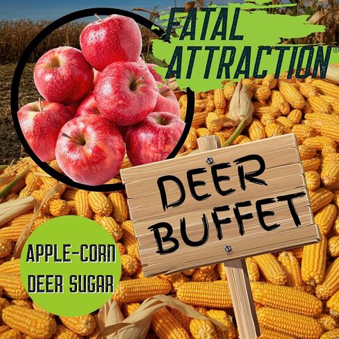 FATAL ATTRACTION Deer Sugar Deer Attractant; Long-Range Liquid Deer Attractant – Sweet Apple Corn Scent – 12+ Hour Power in Saudi Arabia