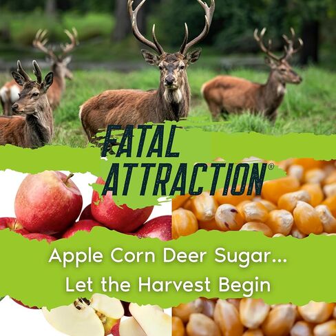 FATAL ATTRACTION Deer Sugar Deer Attractant; Long-Range Liquid Deer Attractant – Sweet Apple Corn Scent – 12+ Hour Power in Saudi Arabia