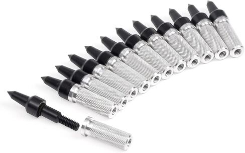 YLS 12 Pack Archery Arrow Aluminum Inserts for ID 6.2mm / 7.62mm Carbon Arrows, Crossbow Arrow Tips Inserts Fit Compound Bow Recurve Bow Inserts for 100 Grain Field Points Arrowheads in Saudi Arabia