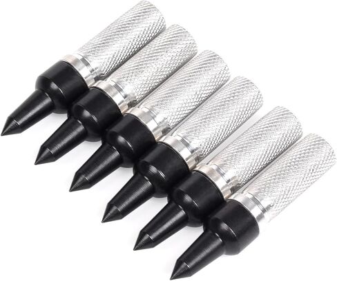 YLS 12 Pack Archery Arrow Aluminum Inserts for ID 6.2mm / 7.62mm Carbon Arrows, Crossbow Arrow Tips Inserts Fit Compound Bow Recurve Bow Inserts for 100 Grain Field Points Arrowheads in Saudi Arabia