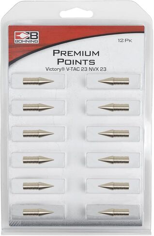 Bohning Match Grade Glue-in Points for Victory® V-Tac 23 NVX 23/ Easton® Fatboy & PS23 150 Grain, 12pk in Saudi Arabia