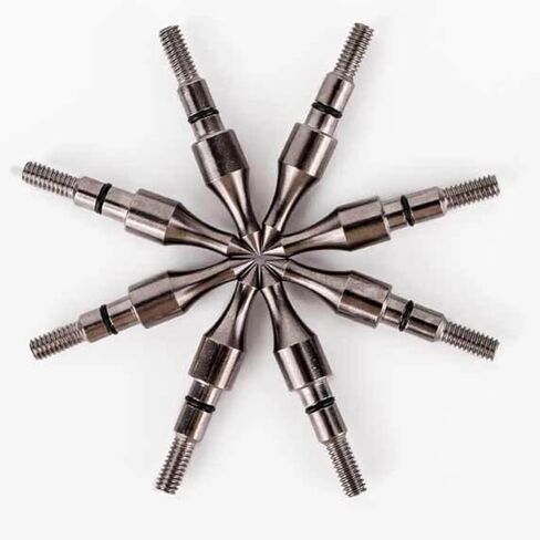 60 pcs Archery Arrow Tips and Pin Nocks, 100 Grain Field Points (20pcs), 40 Pin Nocks, Screw in Bullet Points for 0.244 inch/6.2mm Arrow Shaft in Kuwait