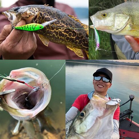 7 Segments Lifelike Swimbait for Bass Trout Crappie,Slow Sinking Bass Fishing Lure,Must-Have for Family Fishing Gear in Saudi Arabia