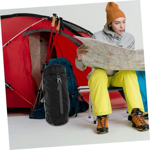 Lightweight Compression Sack for Sleeping Bags and Down Jackets Mountaineering Stuff Sack for Camping Backpacking Hiking Outdoor Storage Compact Dark Drawstring Organizer in Saudi Arabia