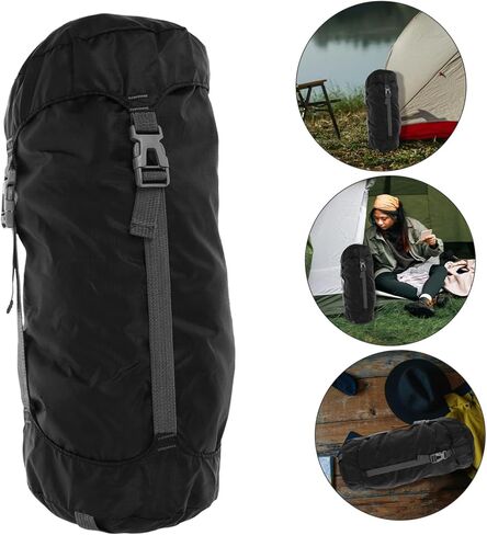 Lightweight Compression Sack for Sleeping Bags and Down Jackets Mountaineering Stuff Sack for Camping Backpacking Hiking Outdoor Storage Compact Dark Drawstring Organizer in Saudi Arabia