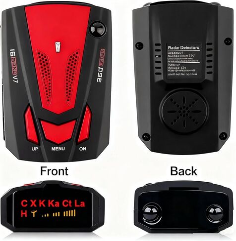 Radar Detectors for Car: Speed Radar Detector for City Road and Highway - Driving Aids with Mute Memory, Led Display, City/Highway Mode, Long Range Detection in Saudi Arabia