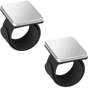 Hilltian 2 PCS Magnetic Pin Cushion Wrist, Magnetic Sewing Pincushion, Magnetic Pin Holder Wristband for Sewing Braiding