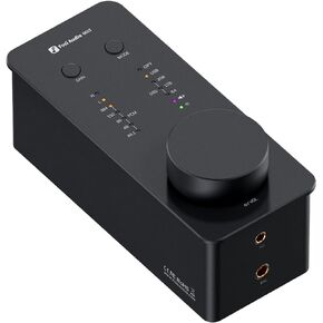Fosi Audio SK02 DAC Amp Headphone Amplifier Desktop USB C to AUX Digital to Analog Audio Converter Adapter Preamp Optical to 3.5mm 4.4mm Balanced Combo for Home Audio System