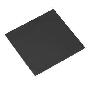 CPU Thermal Pad 100x100x2mm Thermal Pad Cutting Piece Heatsink Cooling Conductive Silicone Pads Low Viscosity High Thermal Conductivity Rate Easy to Cut(Black)