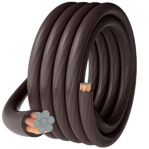 HiFind 4 Gauge 4 AWG 15 Ft Black Power/Ground Wire Cable, True Spec Transparent Flexible Soft Touch Welding Battery Cable for Car Audio, Speaker, Solar, Marine, Generator, Automotive, RV
