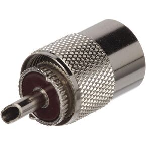 Seachoice PL259 Male Adapter, VHF Cable Antenna Connector