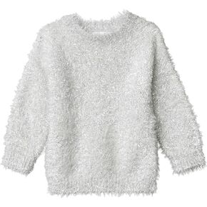 COTTON ON سترة نانسي المحبوكة للبنات (طفل صغير/أطفال صغار/أطفال كبار) فضي 4 طفل صغير in Kuwait