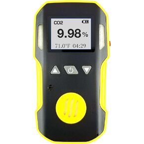 مقياس ثاني أكسيد الكربون للحاضنات | الولايات المتحدة الأمريكية معايرة NIST | شحن USB | إنذار الصوت والضوء والاهتزاز القابل للتعديل | 0-10% ثاني أكسيد الكربون | in Kuwait