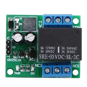 DR25E0 Relay Module DPDT Relay Module Double Pole Double Throw Bistable Relay Module Board (5V)