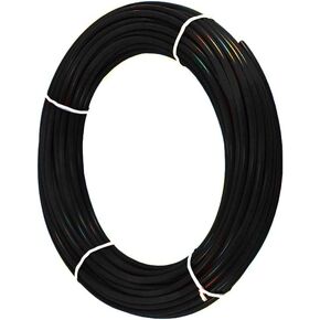Neo-Pure - 1/4" OD LLDPE Polyethylene Tubing(.170 ID) Pneumatic Hose Pipe Tubing Air Hose for Air Line Tubing or Fluid (25FT, Black)