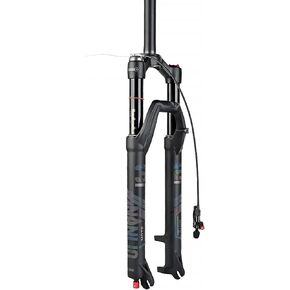 NANLIO Bicycle Suspension Forks 26/27.5/29 inch MTB Air Fork Rebound Adjustment Straight Remote Lockout Mountain Fork for Bike QR 100x9MM XC AM Ultralight Travel 120mm