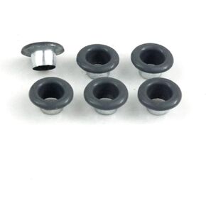 #00 3/16" 5mm Colored Eyelets Grommets (Black)