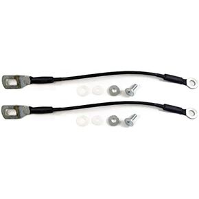 PT Auto Warehouse TC-TO001-P - Tailgate Lift Support Cable, 14 9/16" Length - Left/Right Pair, Replaces # 65770-04030, 65770-DP030, 6577004030, 65770DP030